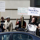 Opponents of House Bill 2 protest across the street from the State Capitol Building in Raleigh, N.C., Monday, April 11, 201. (Photo: AP)